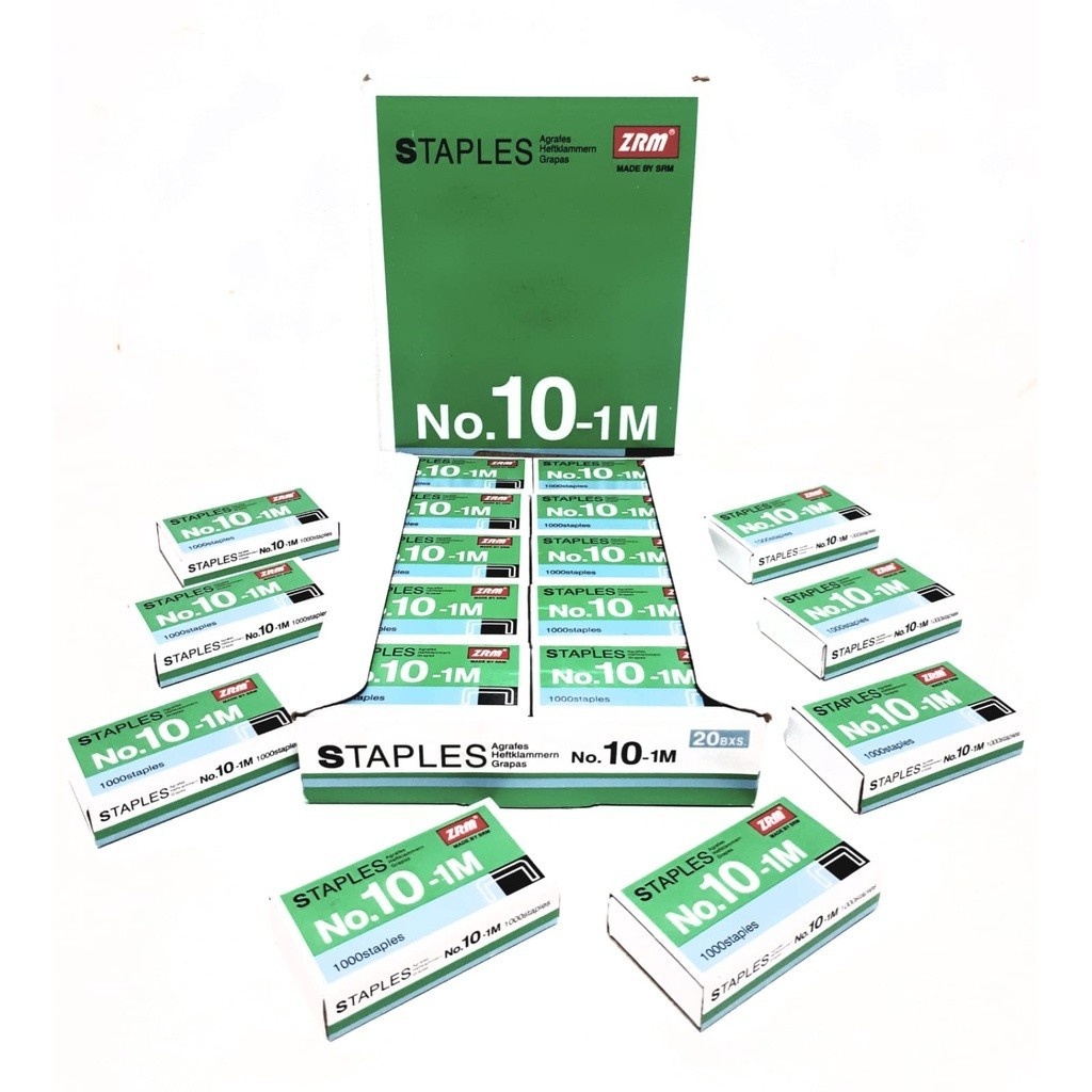 

Harga ( 10Boxe ) ISI /Refill Staples ZRM N0.10-1M