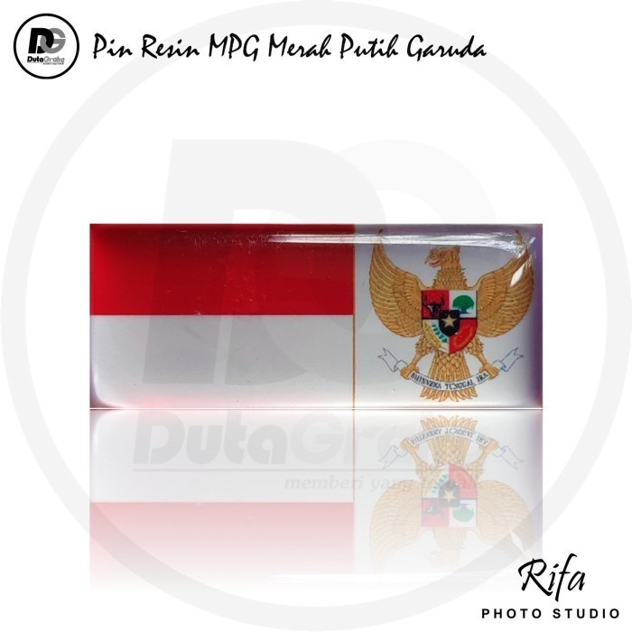 PIN Bendera Merah Putih Garuda MPG PUTIH