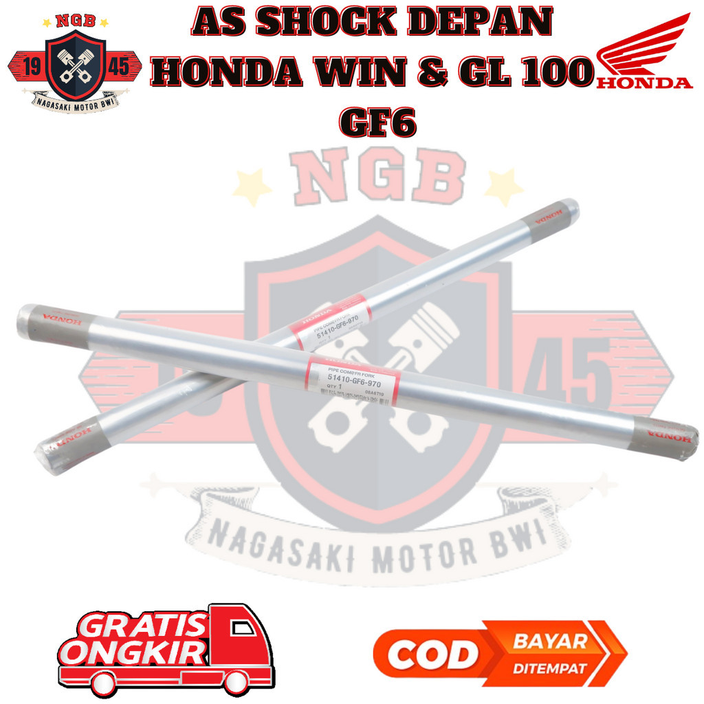 As Shock Depan GF6 Honda WIN & GL 100 / Pipa as shock breaker Honda Win - 51410-GF6-970