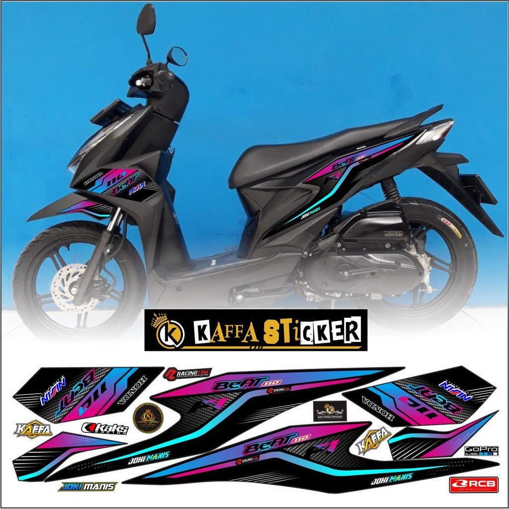 POLET Sticker Striping beat fi/Beat deluxe,cbs beat stret 2020,2021