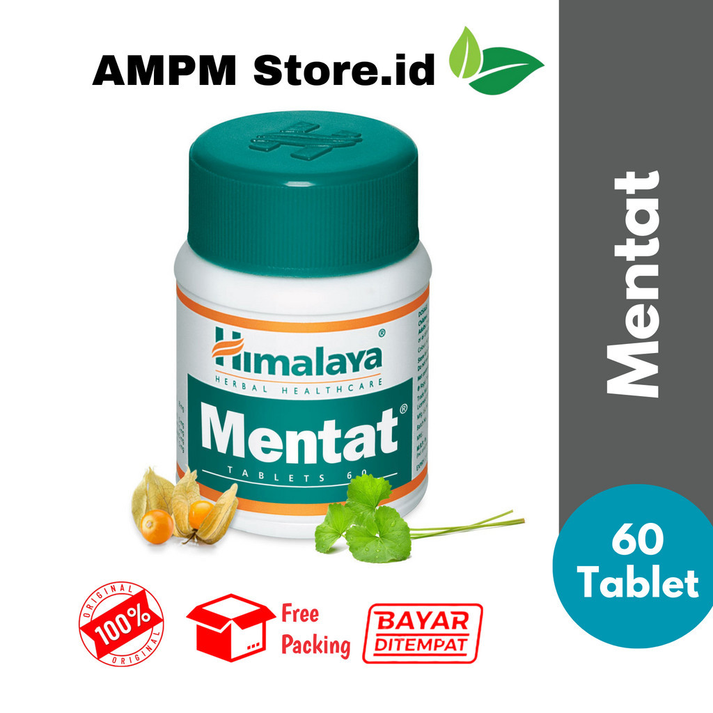Himalaya Mentat Original 100%, Nootropics, Otak, Daya ingat, Epilepsi