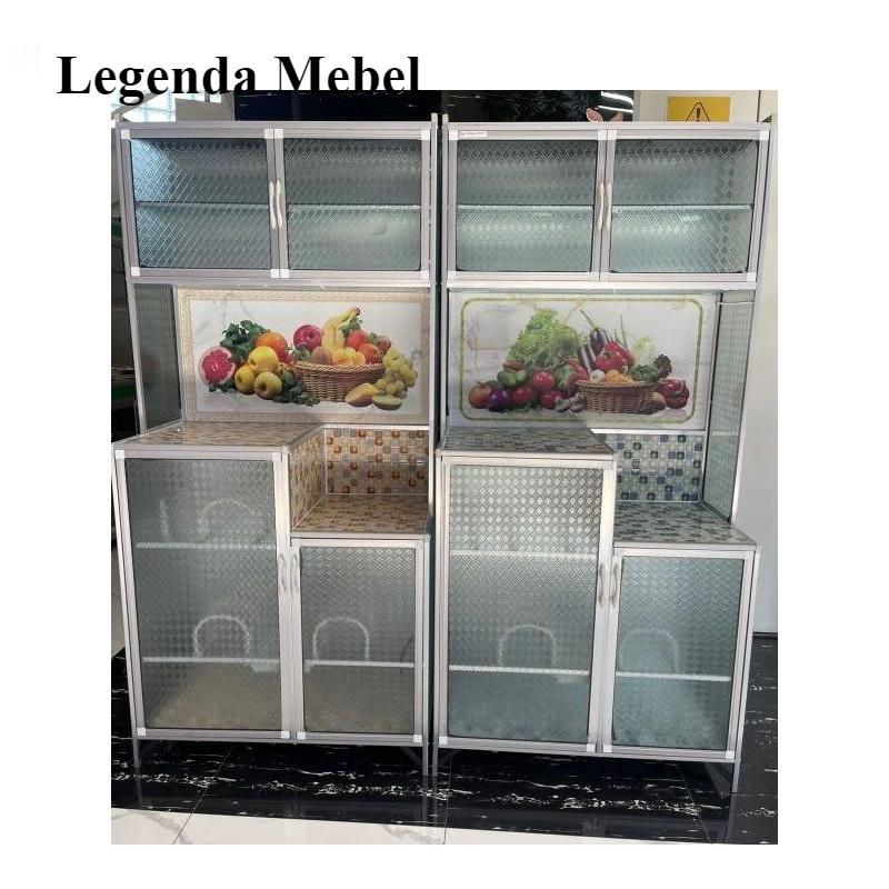 Bisa COD Rak Piring Kaca 2 Pintu Termurah Terlaris "Ciayumajakuning"