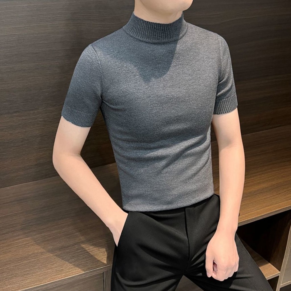 New Tight Elastic Bottom Shirt for Men