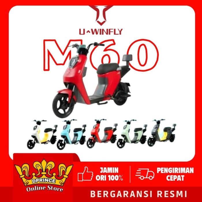 HOT PROMO SALE UWINFLY SEPEDA LISTRIK NEW TYPE M60 500W - Putih