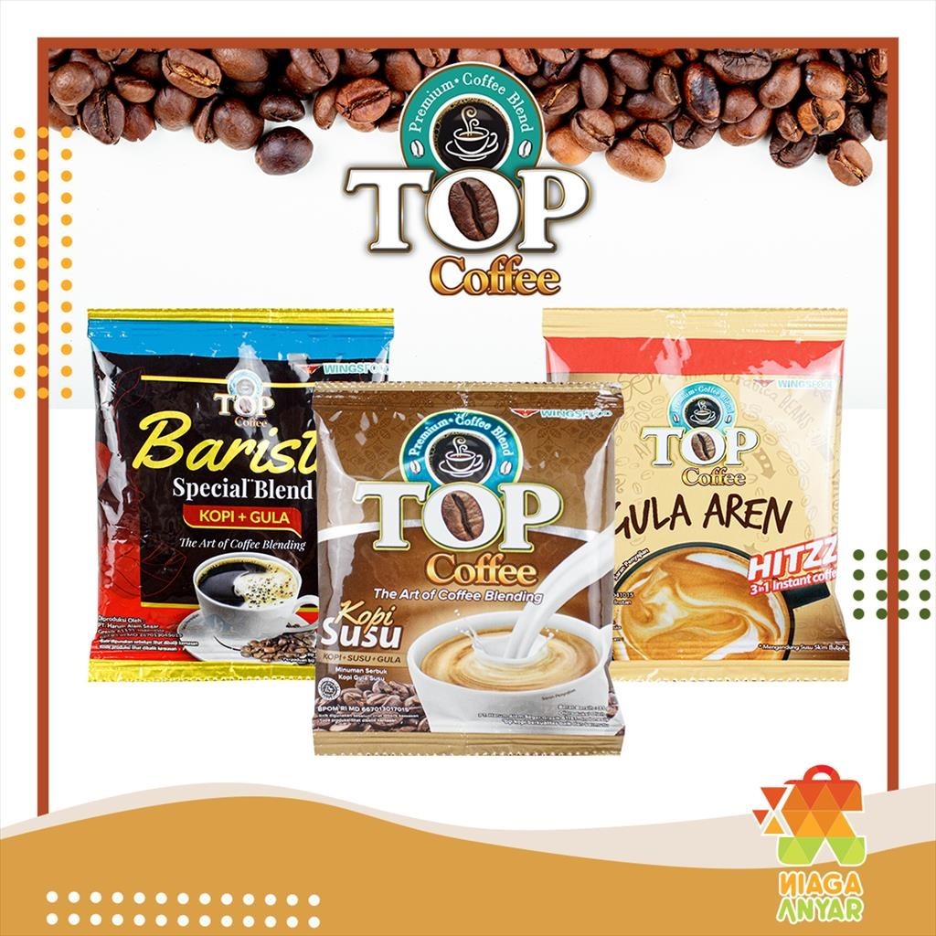 

NA Top Coffee Barista Special Blend Satuan / Kopi Susu / Gula Aren Sachet / Top Kopi instant / Kopi Hitam