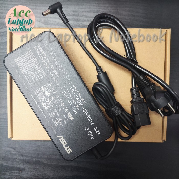 Original Adaptor Asus ROG ADP-230BB B 20V 14A Dc 6.0*3.7mm 230Watt