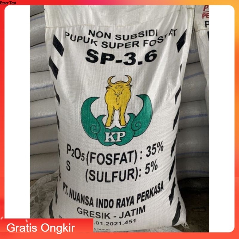 Pupuk SP 36 Penyubur Tanah Kemasan 1 kg