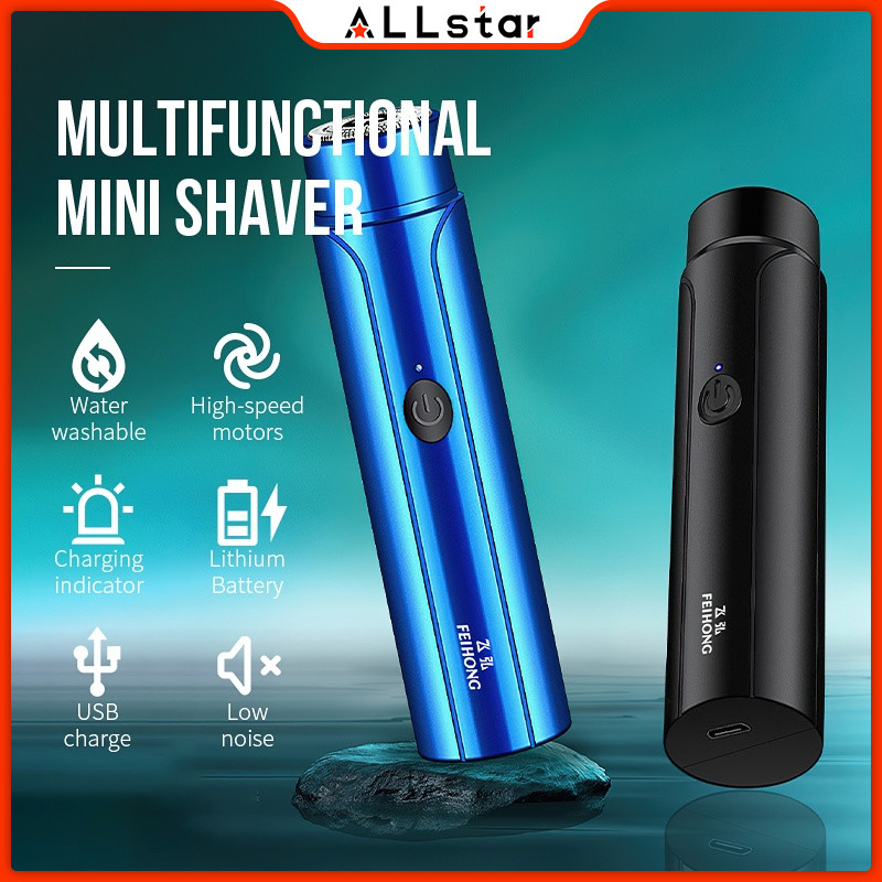 Alat Cukur Jenggot Elektrik Mini Portable - Alat Cukur Kumis / Jenggot