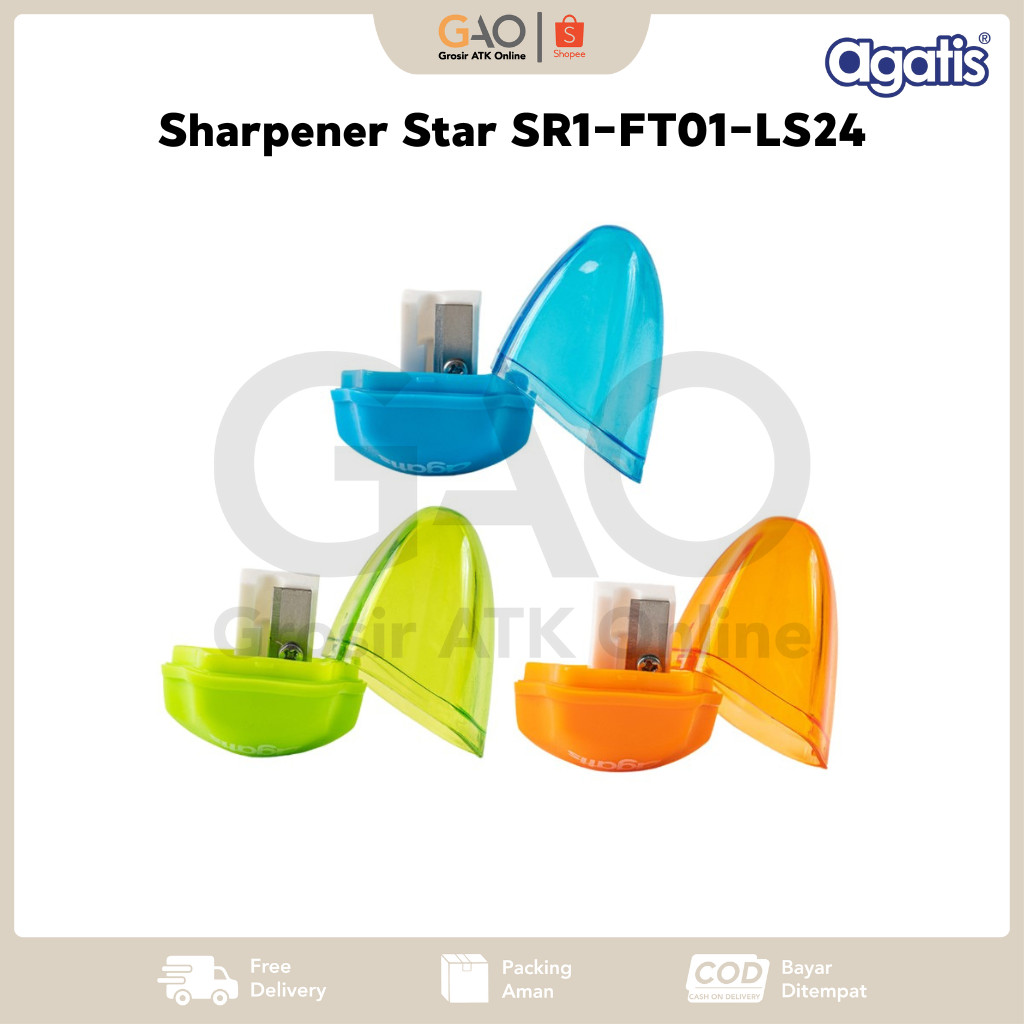 

Sharpener/ Rautan Star Agatis Single Hole SR1-FT01-LS24