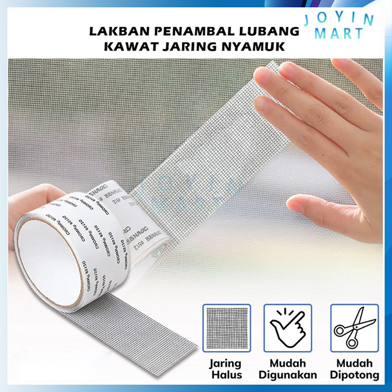 

Perekat Kasa Anti Serangga 2M Serbaguna / Lakban Kawat Nyamuk Tambalan Penutup Kawat Nyamuk Berlubang / Isolasi Kawat Nyamuk Roll
