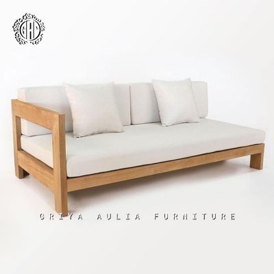 SOFA MINIMALIS KAYU JATI - SOFA TAMU MINIMALIS JATI - SOFA OUTDOOR