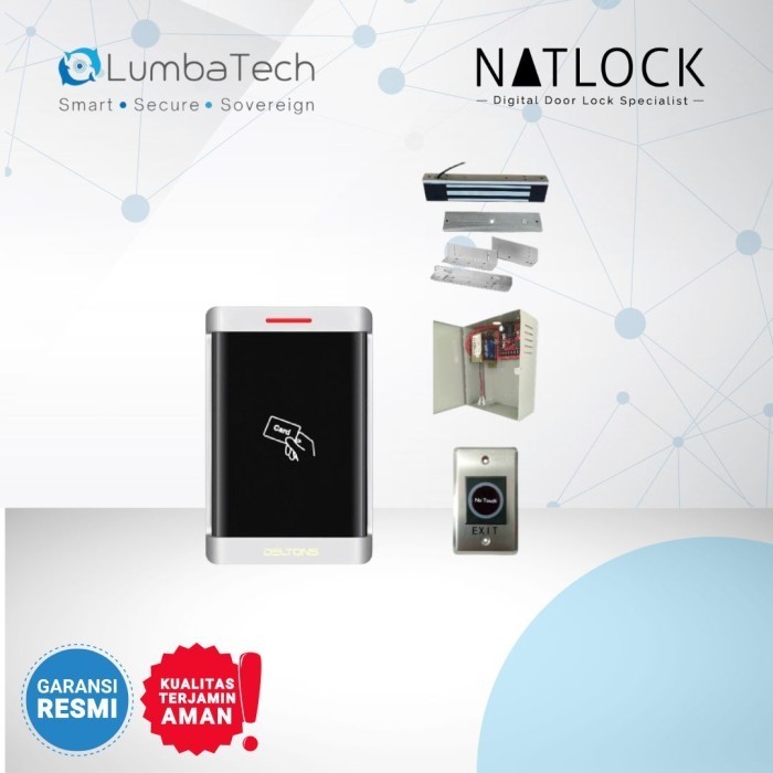 

Natlock - Paket Outdoor Door Lock Access Control - Waterproof EM Lock