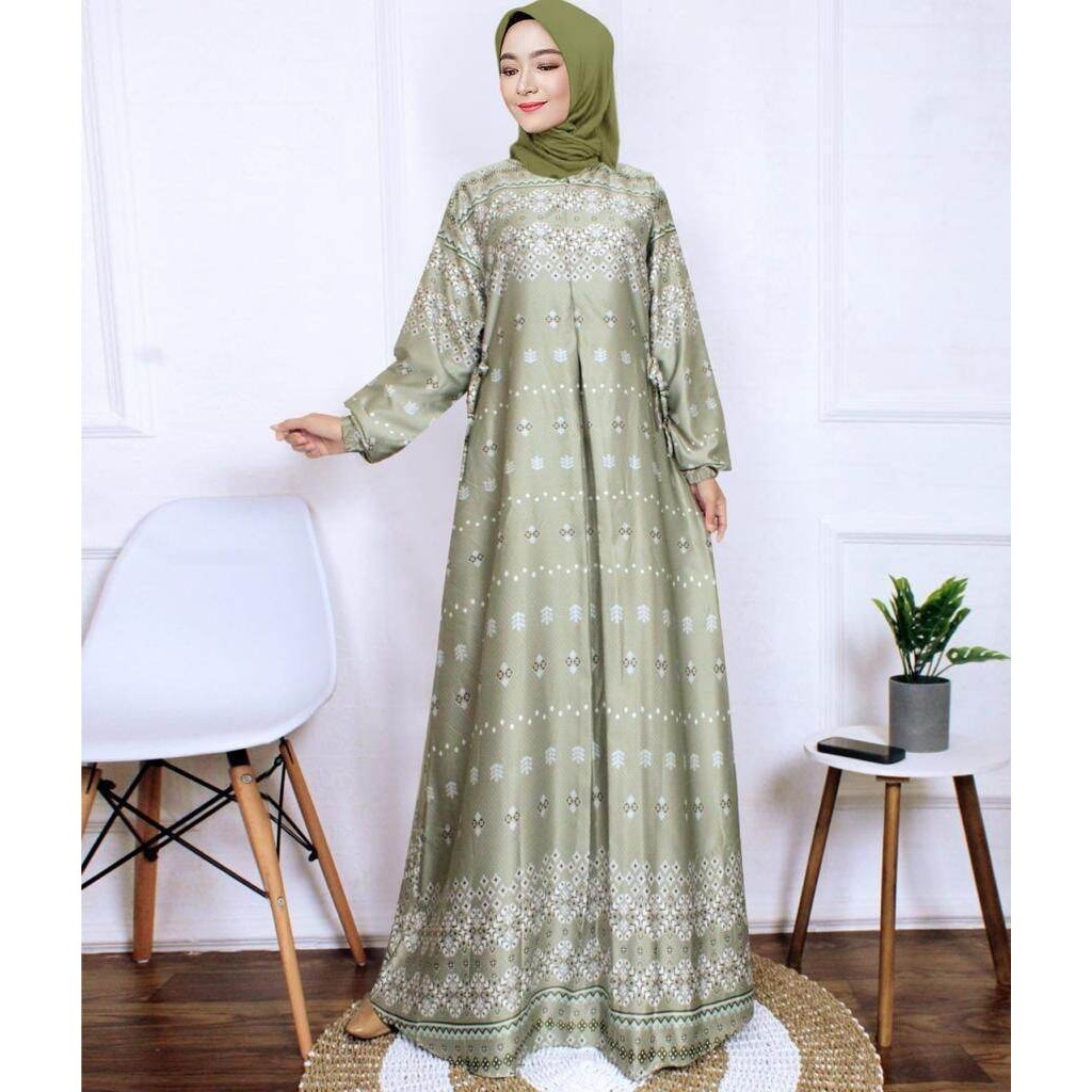 WPS Collection - Gamis Maxmara  - Gamis Husna Muslimah Ukuran Jumbo - Pakaian Gamis Wanita Elegan da