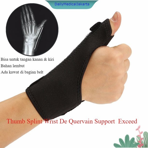 Thumb Splint Wrist De Quervain Support Exceed Terapi Jempol Tangan Thumb splint for de quervain / fi