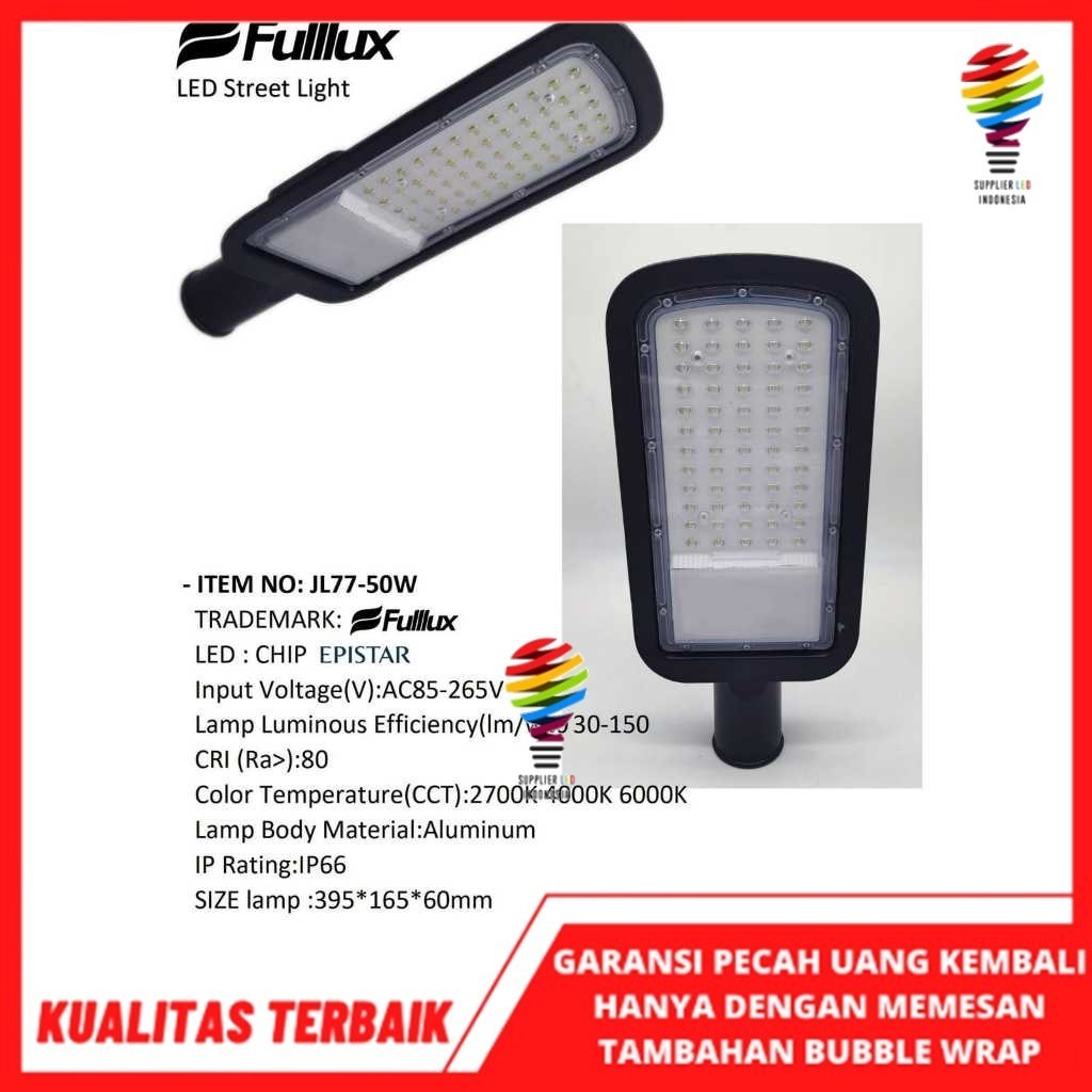 Lampu Jalan Listrik PJU 50W Sorot LED 220V