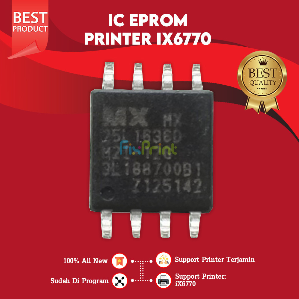 IC Eprom Canon IX6770, IC Eeprom Canon IX 6770, IC Counter 6770, Resetter Printer Canon Ix6770