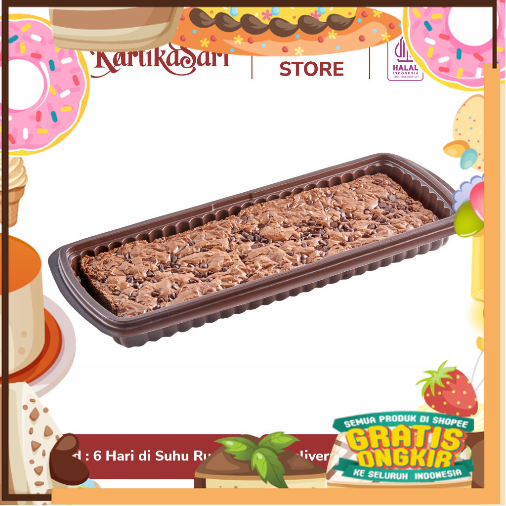 

Kartika Sari Brownies Bronis Panggang - Choco Chips/ King J Snack