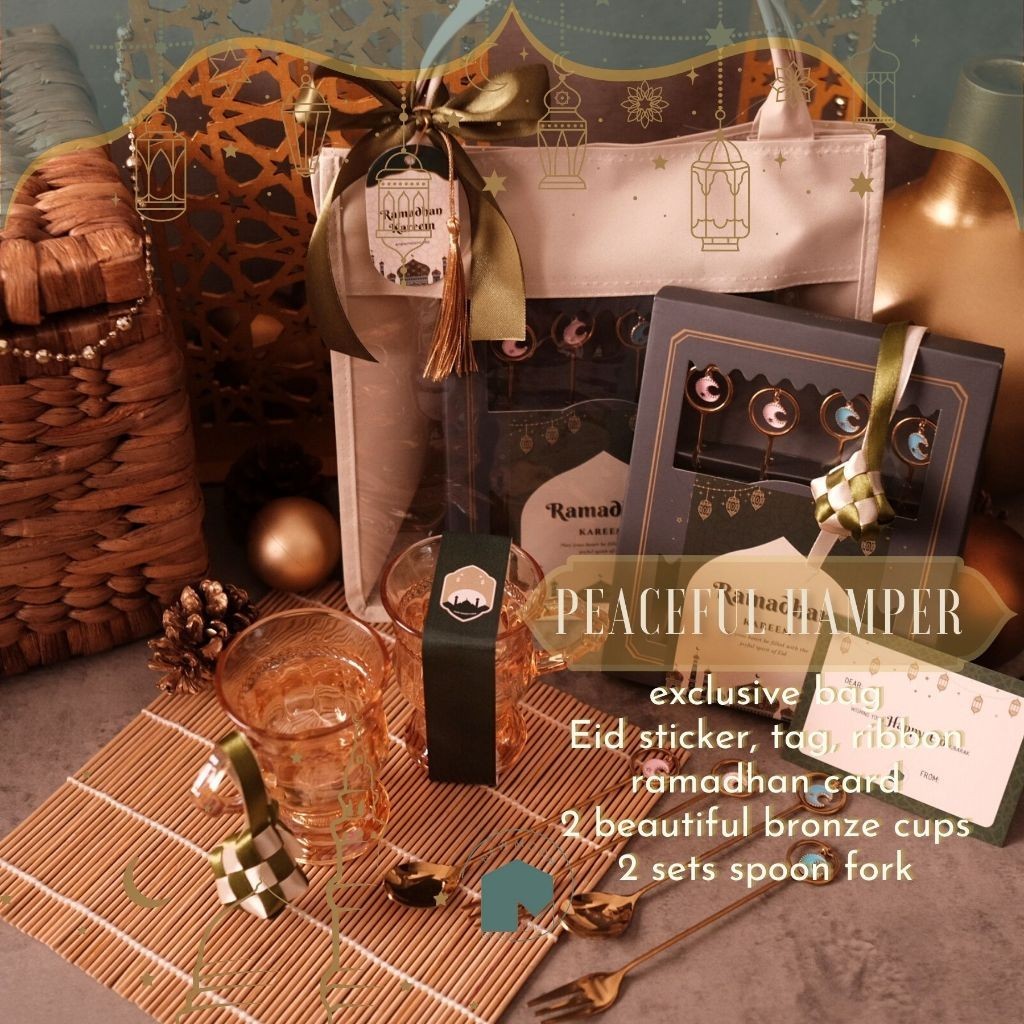 

Hamper Idul Fitri Hampers Lebaran hadiah PEACEFUL paket parcel kado Ramadhan Kado Parsel parcel ramadan bingkisan gift premium tableware mangkok
