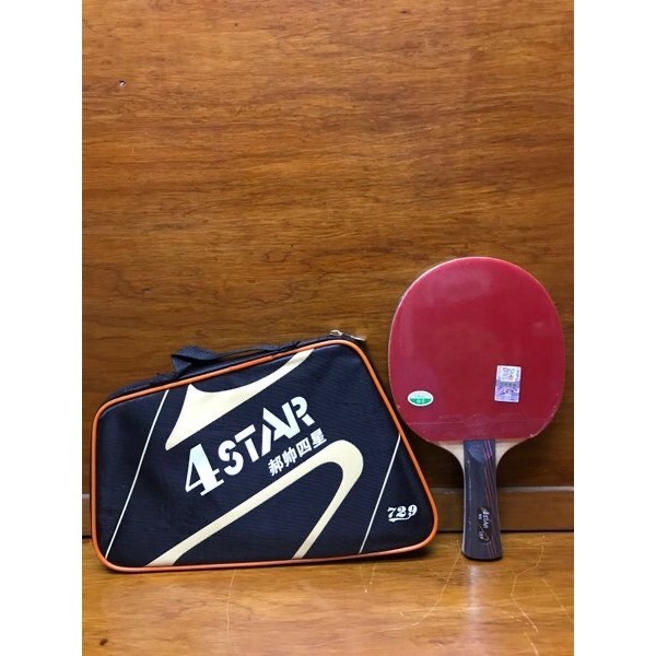 Bet bat tenis meja pingpong 729 4 Star free cover -MNB23