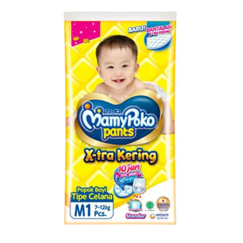 PROMO Pampers Popok Anak Bayi Balita MAMYPOKO PANTS X-TRA XTRA KERING Kemasan Renceng Renteng S / M 
