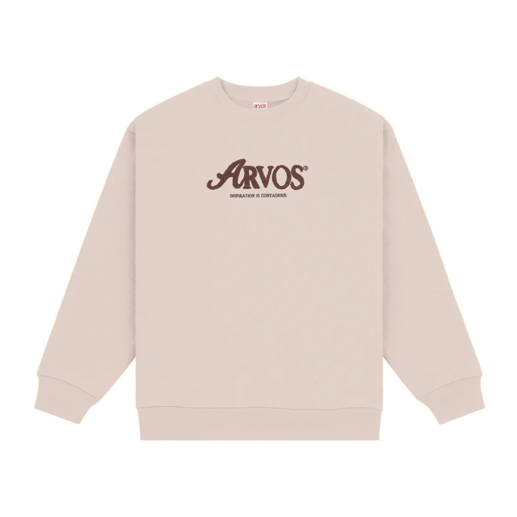 Arvos - Latte Heavyweight Crewneck Beige / Sweatshirt Unisex