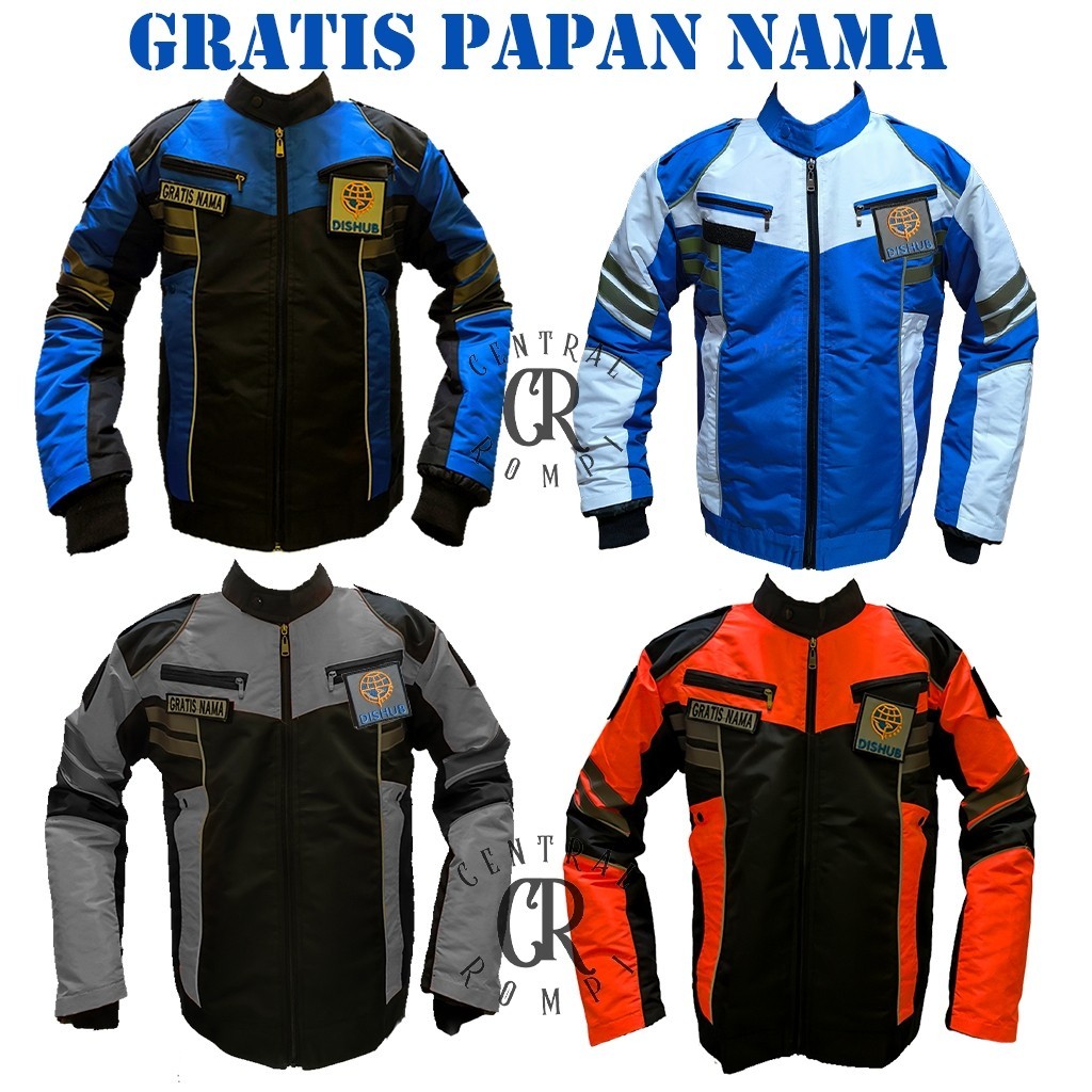 Sultan_Military Jaket Patwal Pria Dishub Jaket Kemenhub Jaket Kemendikhub Jaket Touring Bahan Taslan