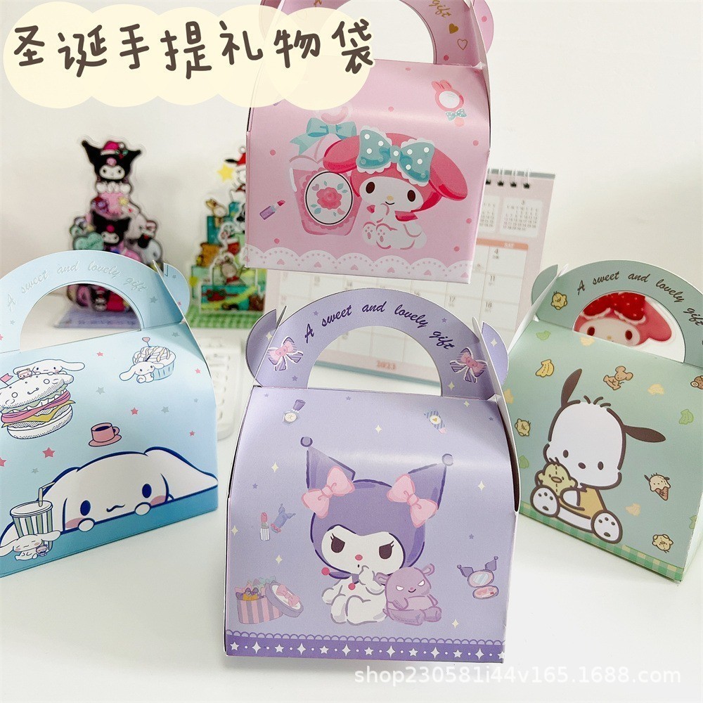 

(STR23) KOTAK SOUVENIR SNACK KADO SANRIO CINNAMOROLL KUROMI MELODY POCCHA / GOODIEBAG SANRIO / PAPER BAG