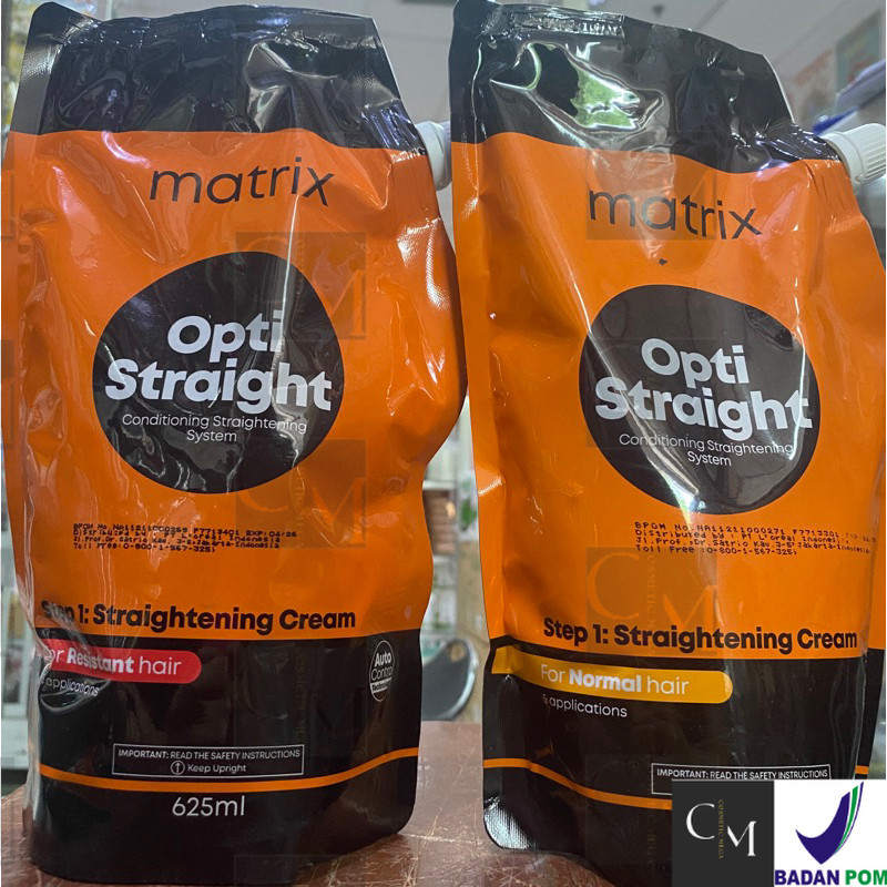 MATRIX Opti Straight Step 1 - 625ml Smoothing Matrix Obat Pelurus Rambut