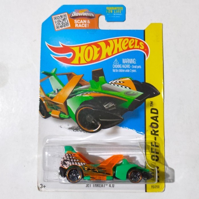 Hotwheels Hot Wheels Jet Threat 4.0 hijau Treasure Hunts Reguler 2014 -DD24