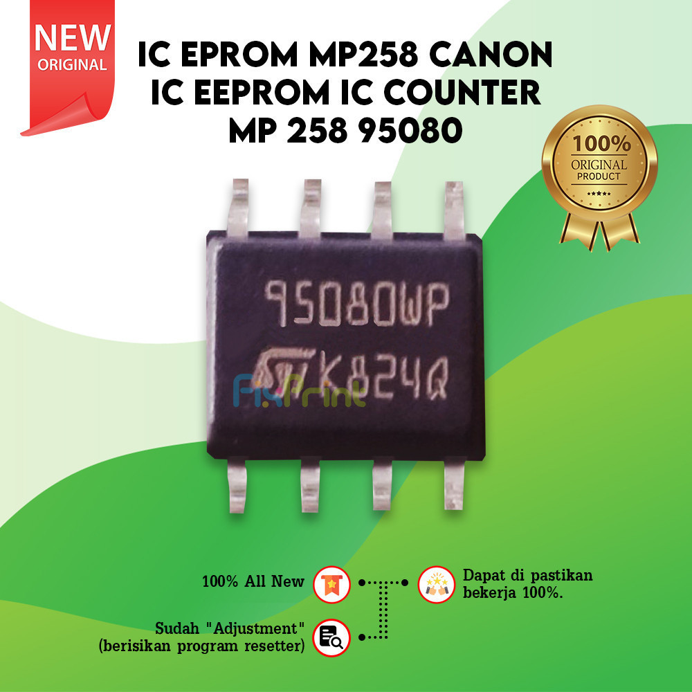 IC Eprom MP258 Printer Canon (95080)  Reset Counter Eprom Canon IC Eprom MP 258 New