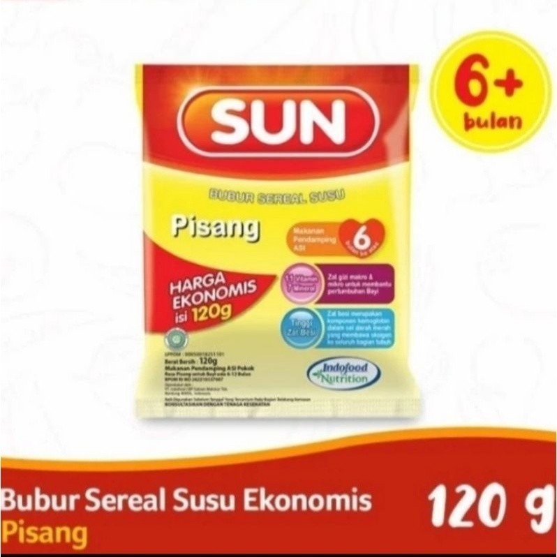 (COD) Bubur Sun Pisang 120gr