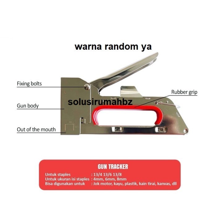 

STAPLES GUN R23 Alat stapler Tembak Jok Motor Sofa Furniture Mesin Pak r-23 staple r 23 R 23