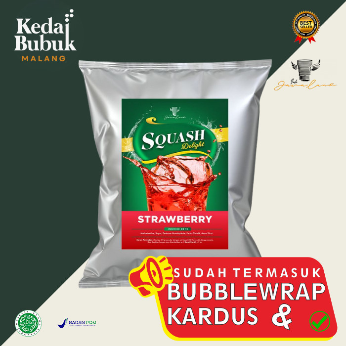 

(Squash) Bubuk Minuman Strawberry 1 Kg Javaland