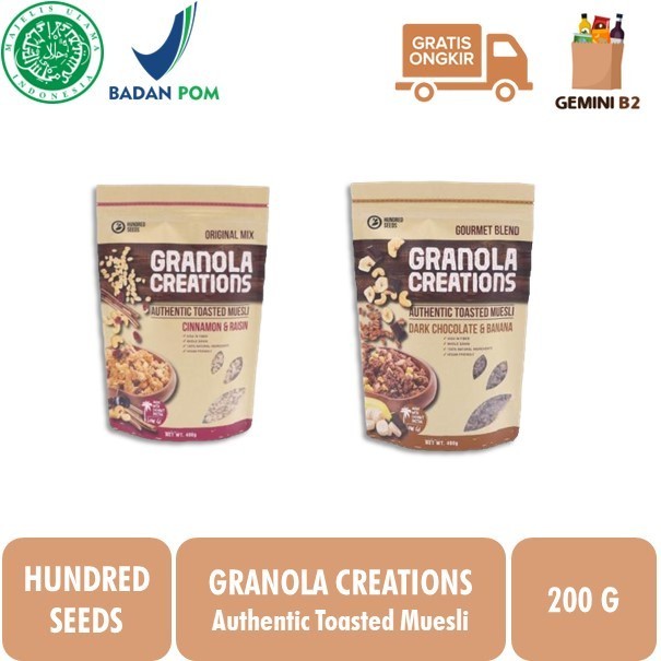 Hundred Seeds Granola Creations / Healthy Granola 200gr - 2024