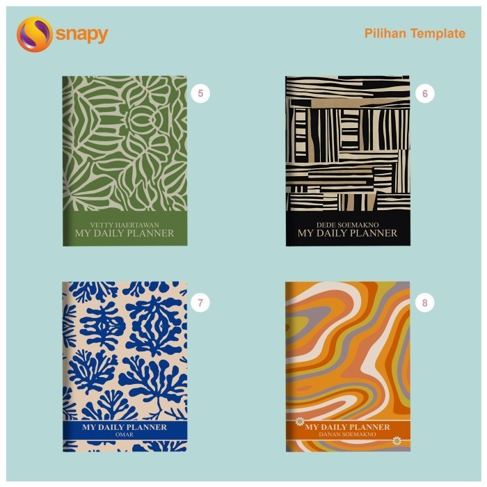 

CETAK DIARY PLANNER CUSTOM | Notebook Custom Hardcover | Buku Planner - 50 HALAMAN