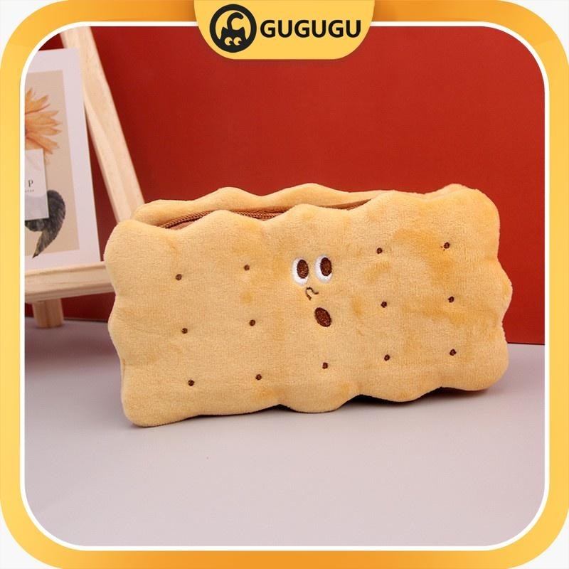 

Biscuit Pen Bag Tempat Pensil Biskuit Lucu Kotak Pensil Cracker Tas Alat Tulis Sandwich