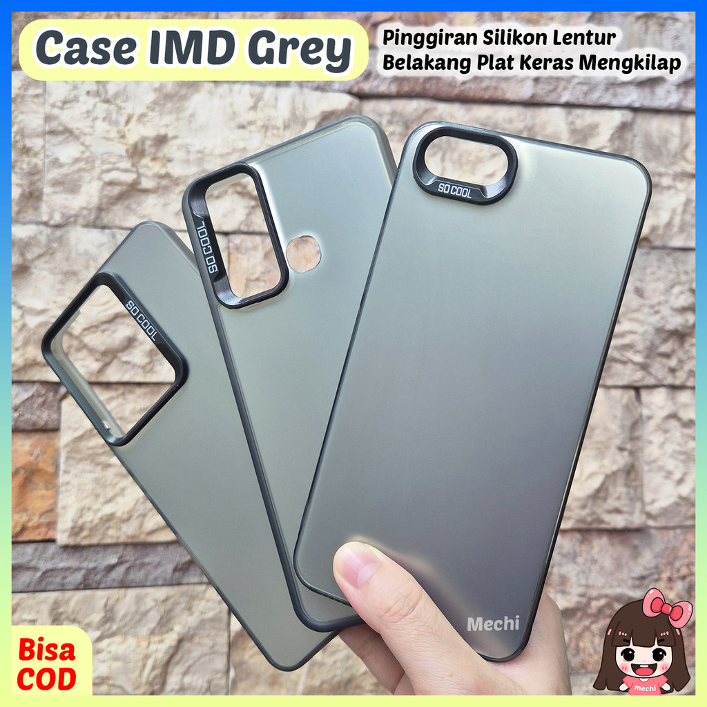Case IMD Grey Poco X3 X5 X6 F3 F4 M2 M3 M5S M6 C40 C55 C65 C75 PRO NFC GT 5G 4G Hybrid Black Plate T