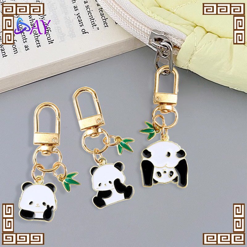Gantungan Kunci Panda Lucu Lovely China Panda Mobil Keychain Gantungan Tas Panda Lucu