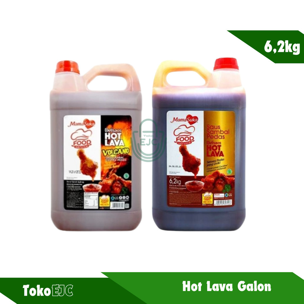 

[EJC] MAMASUKA DELISAOS HOT LAVA VOLCANO 6.2 KG 6,2 6 JERIGEN GALLON GALON