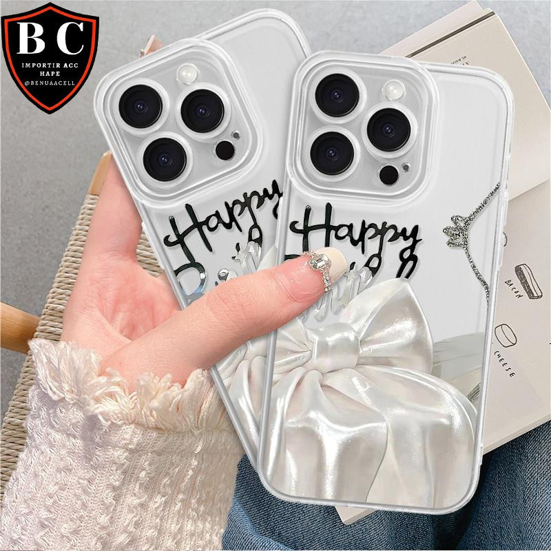 SOFT CASE WHITE COQUETE HAPPY CASING HP FOR XIAOMI REDMI A3 REDMI A2 REDMI A1 REDMI S2 -BC1