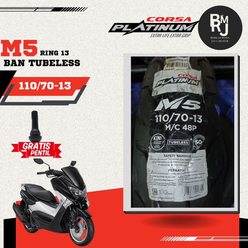 BAN MOTOR NMAX TUBELESS CORSA M5 NMAX PCX ADV