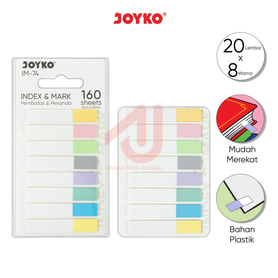 

Index Mark Penanda Pembatas Joyko IM-74 Plastik