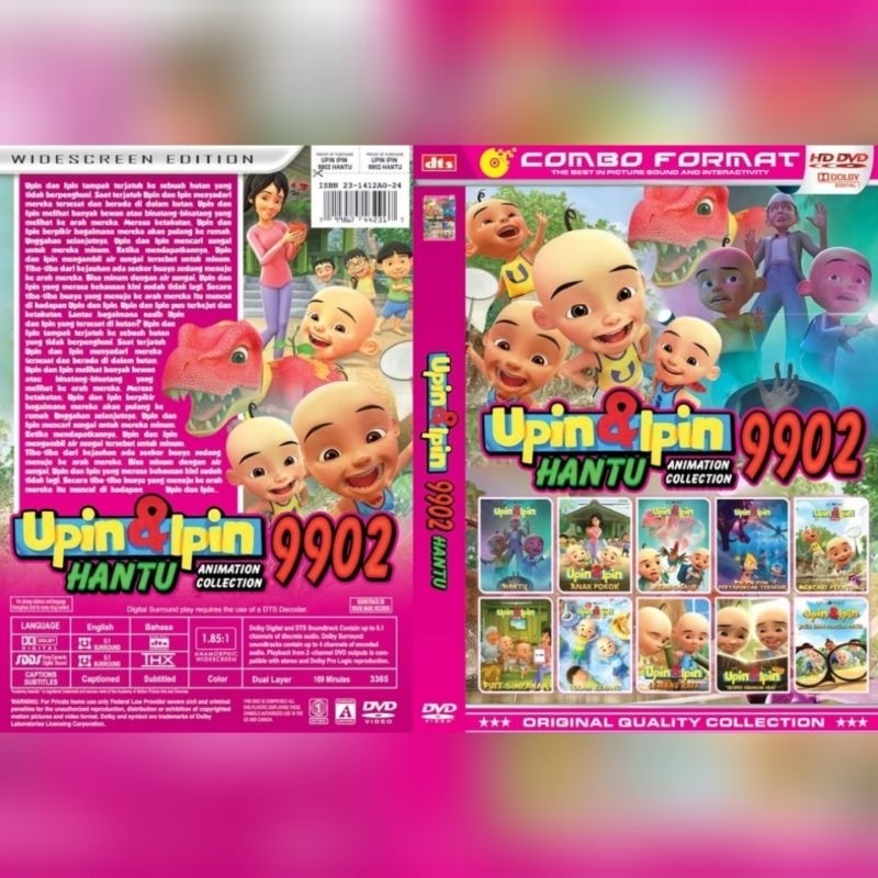 Kaset Film Animasi UPIN IPIN 9902 [ HANTU ] 2024