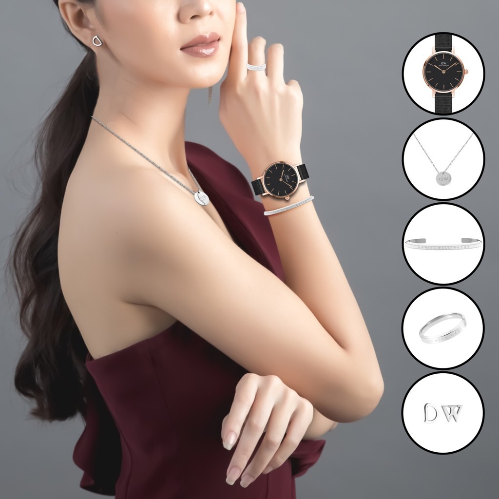 Termurah  Jam Tangan Wanita Daniel Wellington Petite Rantai Pasir