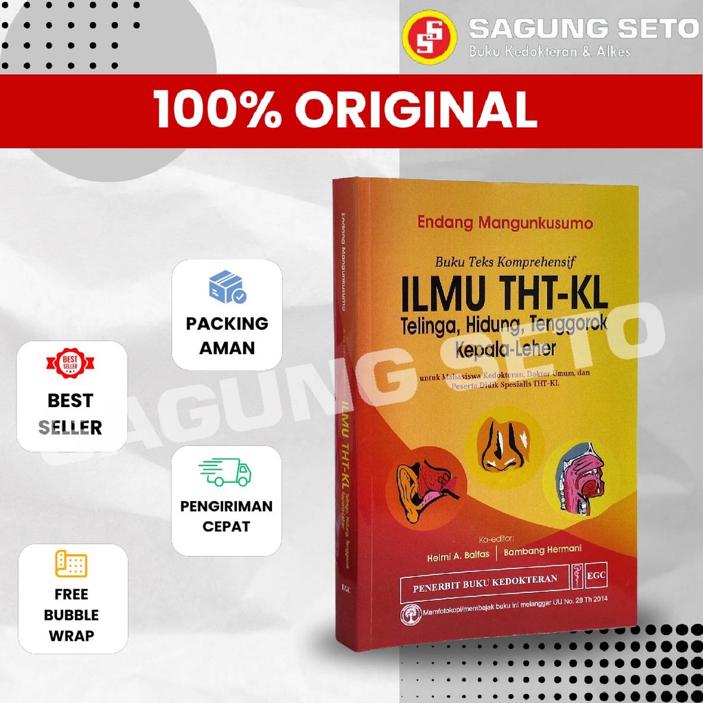 ( BUKU ORANGE ) ILMU THT KL TELINGA-HIDUNG-TENGGOROK-KEPALA-LEHER - ENDANG MANGUNKUSUMO
