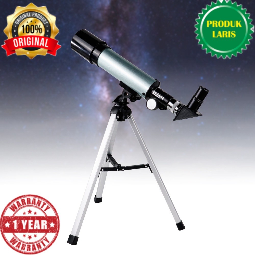 Teropong Bintang Jarak Bulan Hp Monokular Lensa Zoom Ponsel Telescope Anak Astronomical Tripod Optic