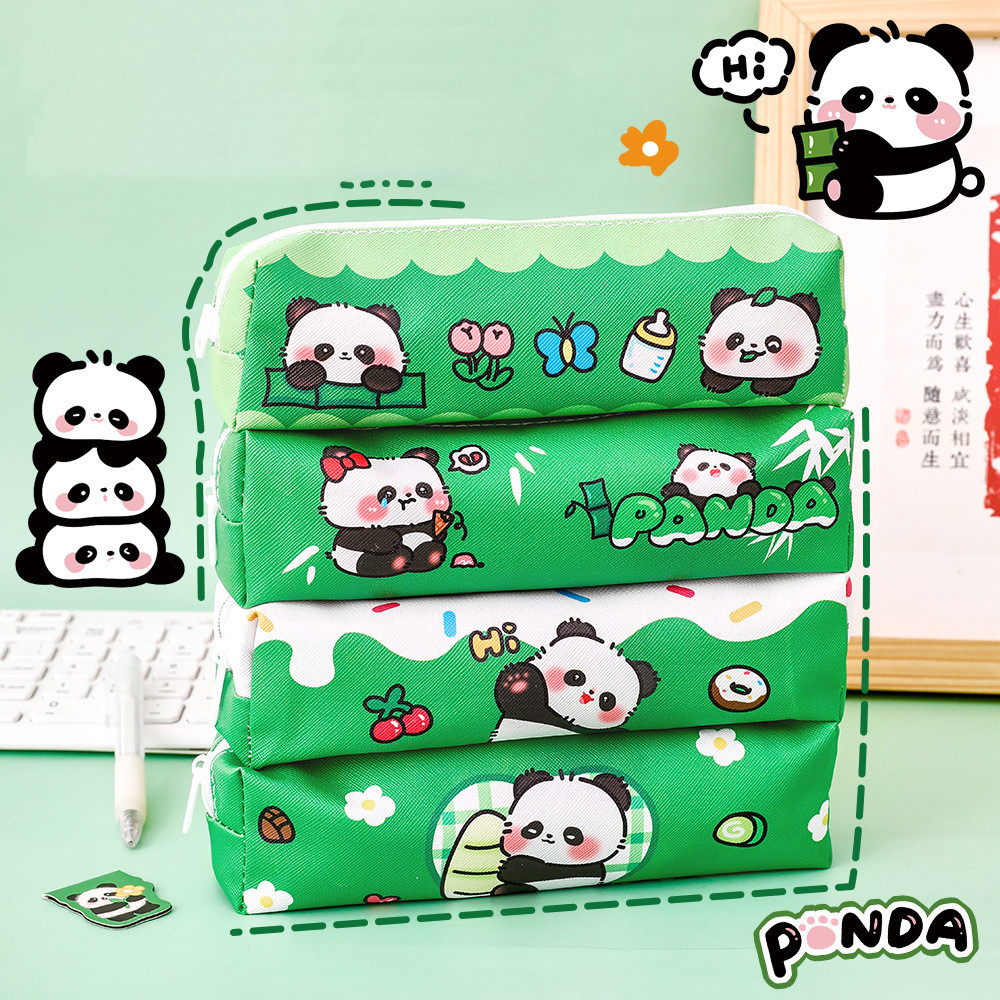 

[ GROSIR ATK ] CHARMING PANDA DESIGN FOR ADORABLE COLLECT / TEMPAT PENSIL SERBAGUNA MOTIF PANDA 1 PCS RANDOM