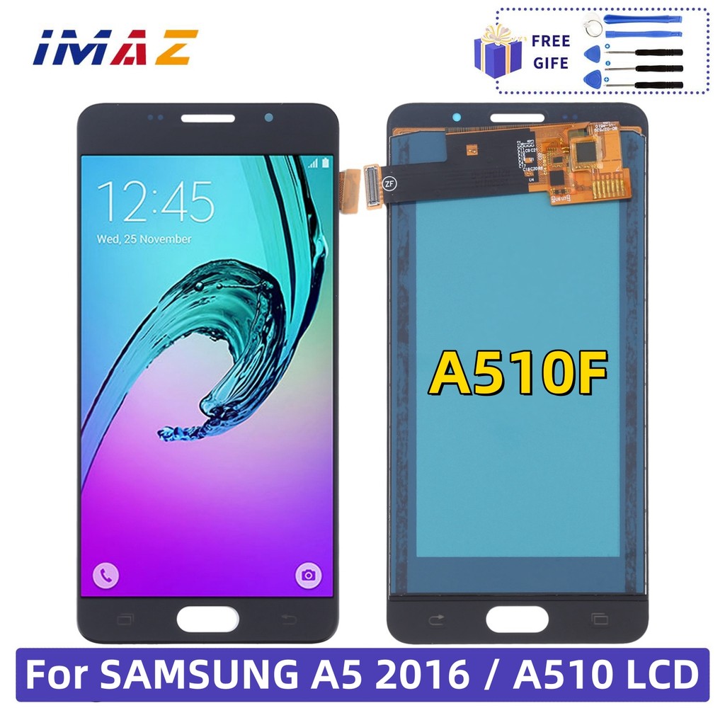 New LCD For Samsung Galaxy A5 2016 A510 A510F A510M A510FD A5100 Touch Screen Digitizer Assembly Rep
