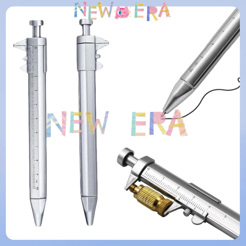 

NewEra Pena Bolpoin Multifungsi Jangka Sorong Ruler Jangka Sorong Mistar Penggaris Pulpen 0-100mm Tulis Mistar Ukur Multifungsi