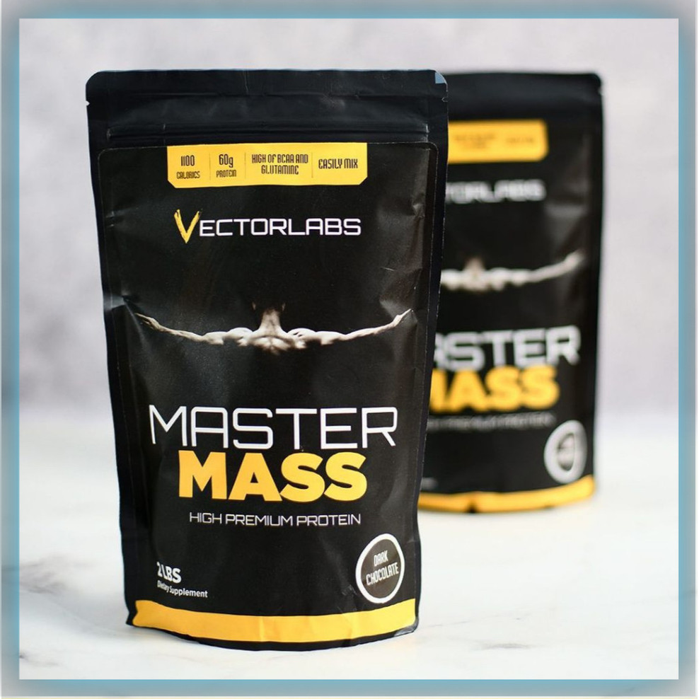 Vectorlabs Master Mass Gainer 2 lbs 900 gram Susu Protein Gym Bulking Penggemuk Penambah Berat Badan